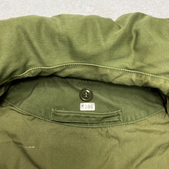 Vintage Field Jacket Mens L Green OG 107 1961 Vietnam M-65 Sateen USAF Coat - Picture 16 of 16
